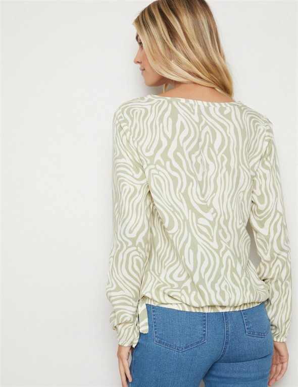 W.Lane Tropical Leaves Woven Top, hi-res image number null