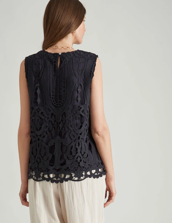 W.Lane Double Layer Lace Top, hi-res image number null