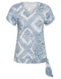 W.Lane Tie Hem Burnout Knitwear Top, hi-res