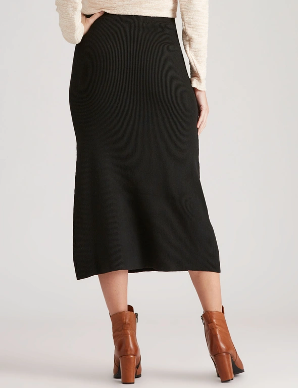 W.Lane Rib Knitwear Midi Skirt, hi-res image number null
