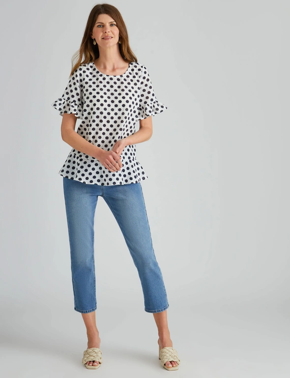 W.Lane Frill Spot Top, hi-res image number null