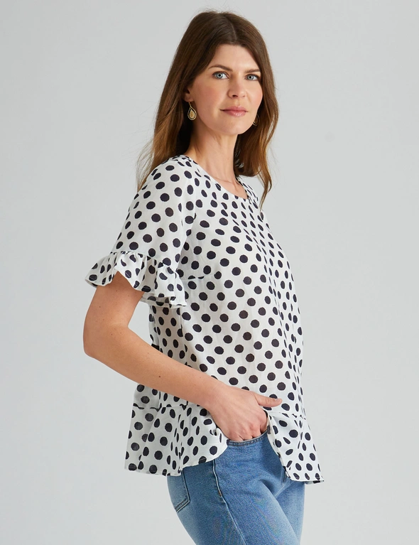 W.Lane Frill Spot Top, hi-res image number null