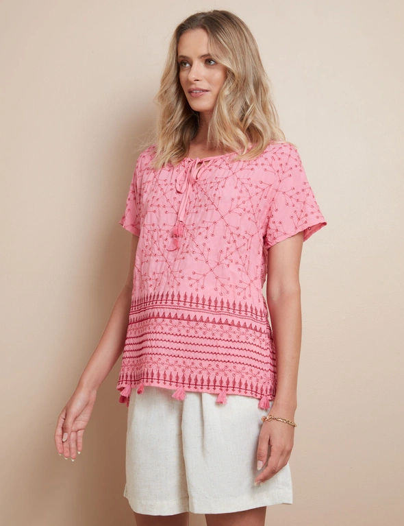 W.Lane Embroidery Chevron Top, hi-res image number null