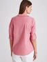 W.Lane Cross Dye Linen Shirt, hi-res