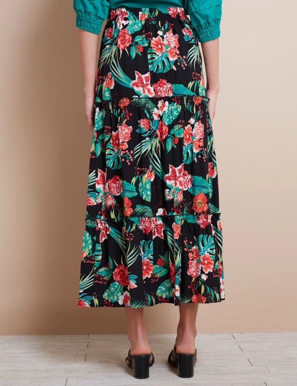 W.Lane Tiered Frill Midi Skirt, hi-res image number null