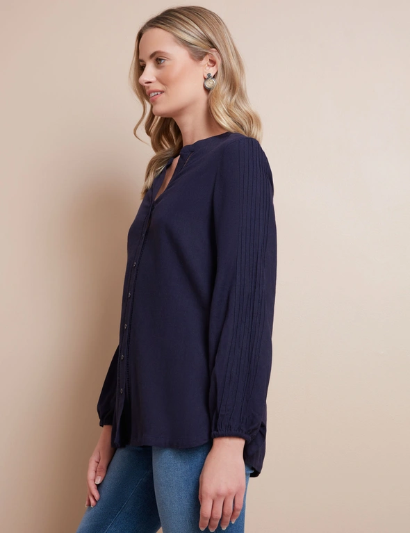 W.Lane Hollow Trim Woven Top, hi-res image number null