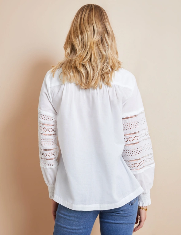 W.Lane Hollow Embroidery Top, hi-res image number null