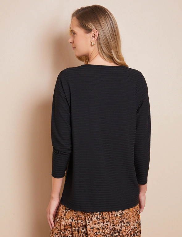 W.Lane Button Rib Knit Top, hi-res image number null