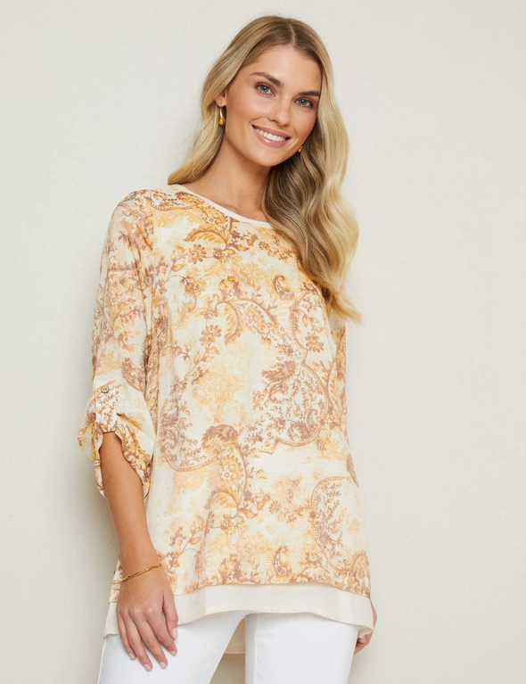W.Lane Overlay Print Tunic, hi-res image number null