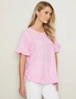 W.Lane Embroidery Frill Top, hi-res