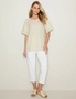 W.Lane Linen Embroidery Top, hi-res