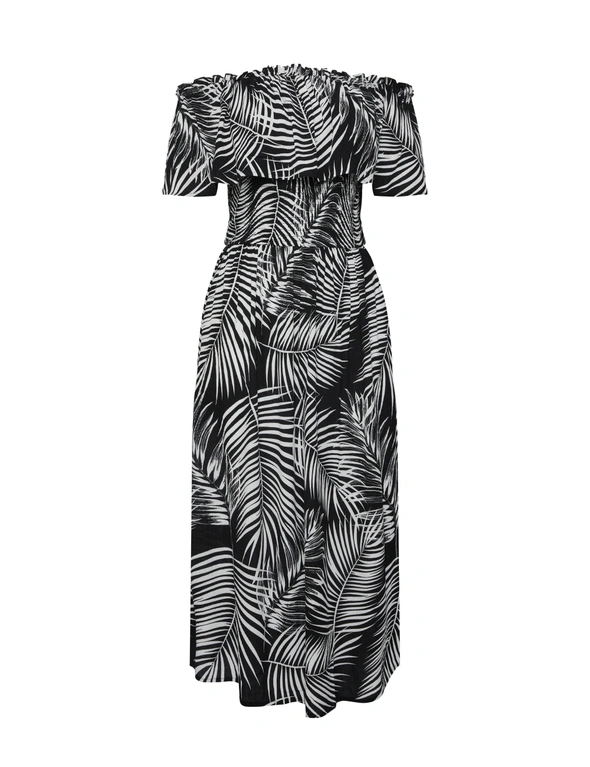 W.Lane Shirred Print Dress, hi-res image number null