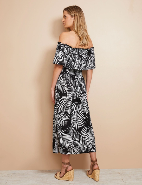 W.Lane Shirred Print Dress, hi-res image number null