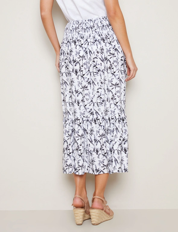 W.Lane Palm Tiered Maxi Skirt, hi-res image number null