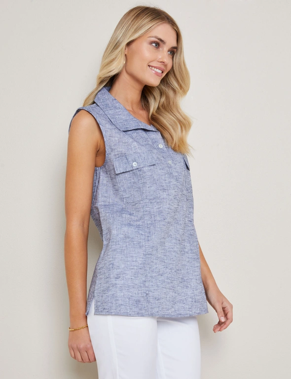W.Lane Sleeveless Woven Top, hi-res image number null