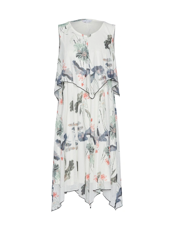 W.Lane Mesh Layered Print Dress | EziBuy Australia